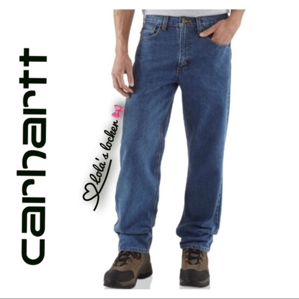 Carhartt Men's Work Pants 36x32 New In Packaging Relaxed Fit Straight Leg Jean